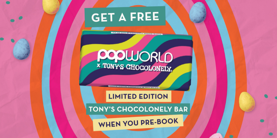 Get a free chocolate bar when you book a booth