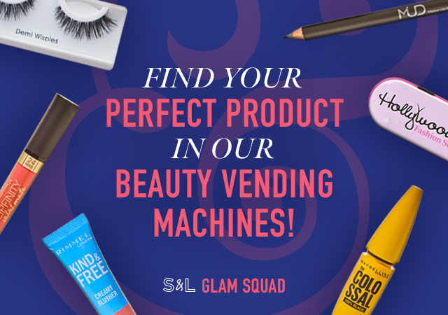 Beauty vending machines at Slug And Lettuce Liverpool