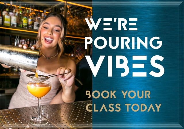 We're pouring vibes | Book Your Class Today