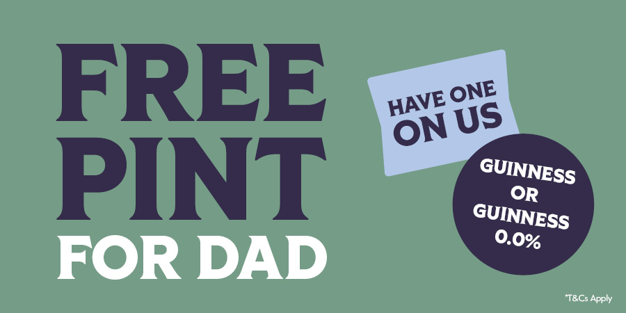 Free pint for dad