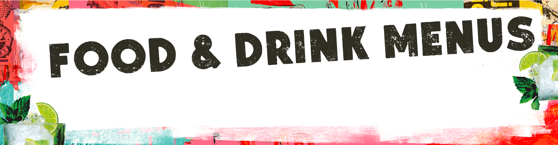 Food and drink menus at Salsa! Soho