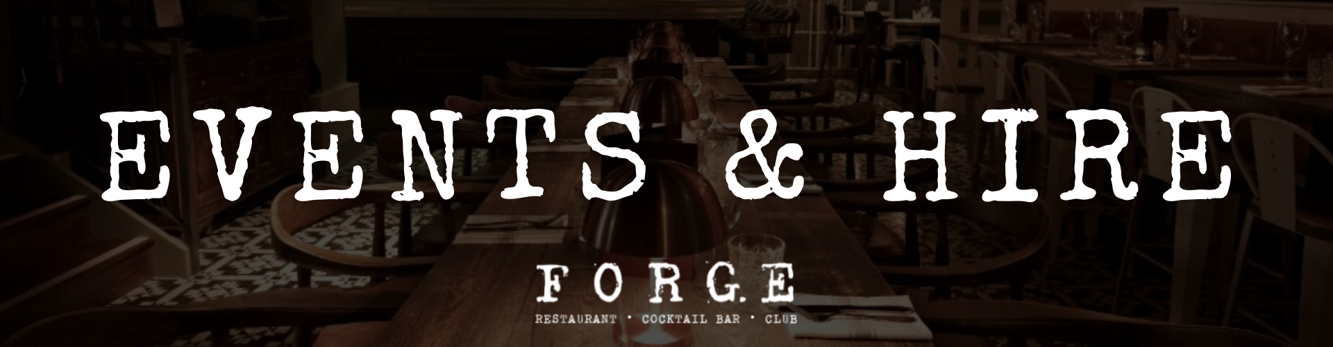 Events & Hire at Forge