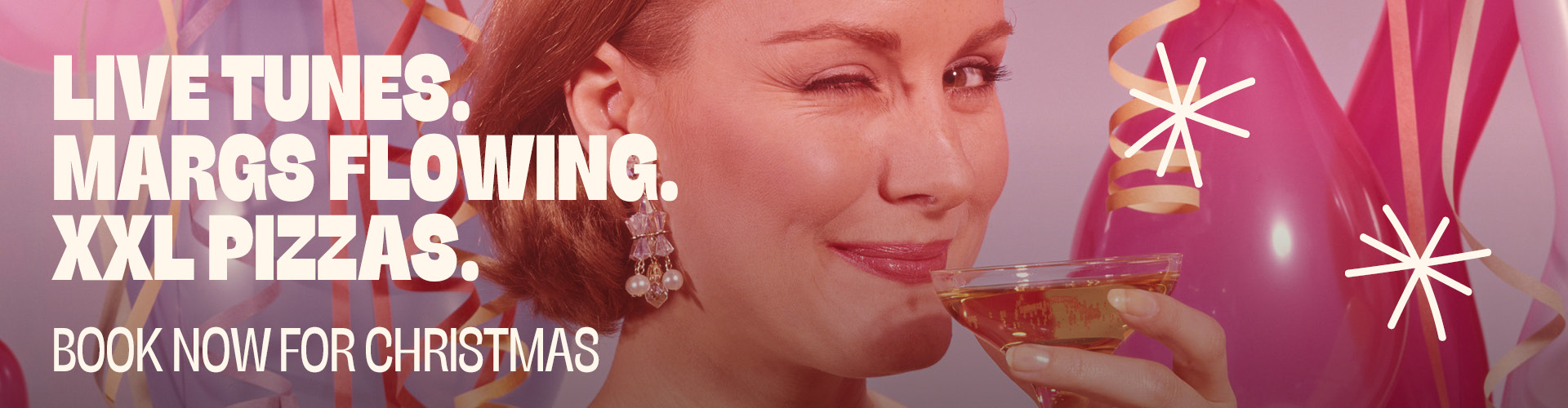 Book now for Christmas at Rita's Leeds