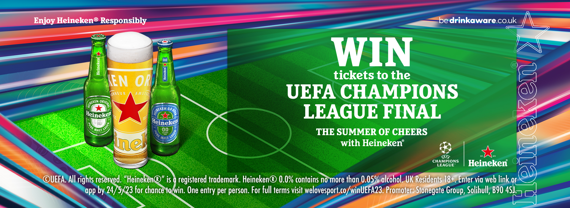 Win tickets to the UEFA Champions League Final with Heineken
