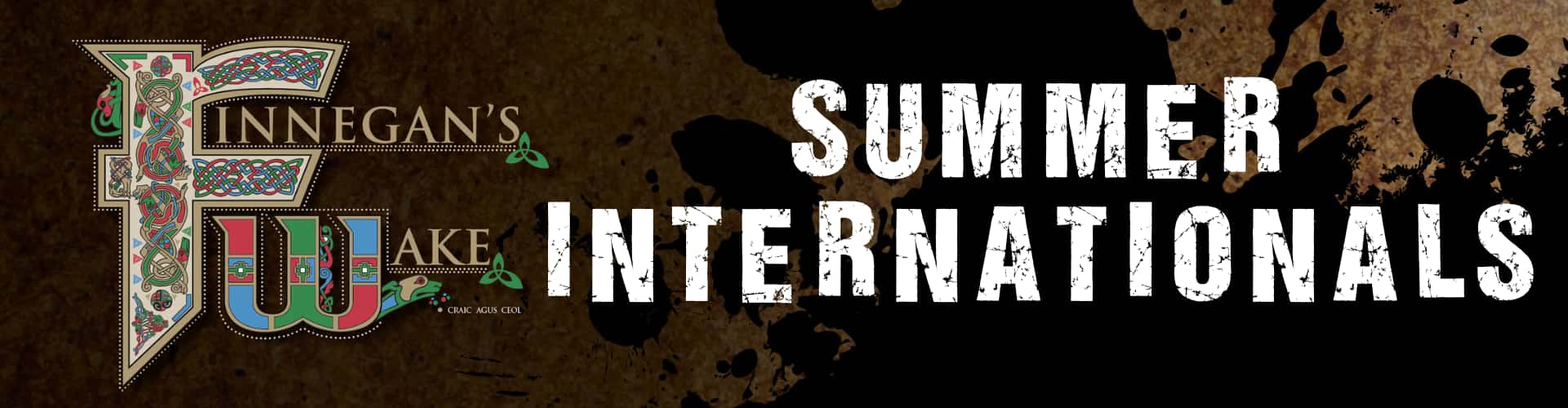 Watch the Rugby Union Summer Internationals at Finnegan's Wake