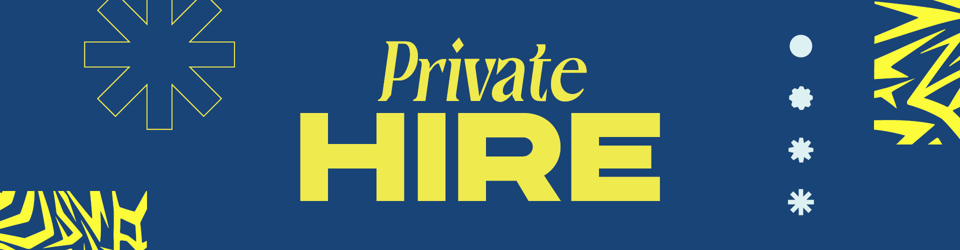 Private Hire at Walkabout