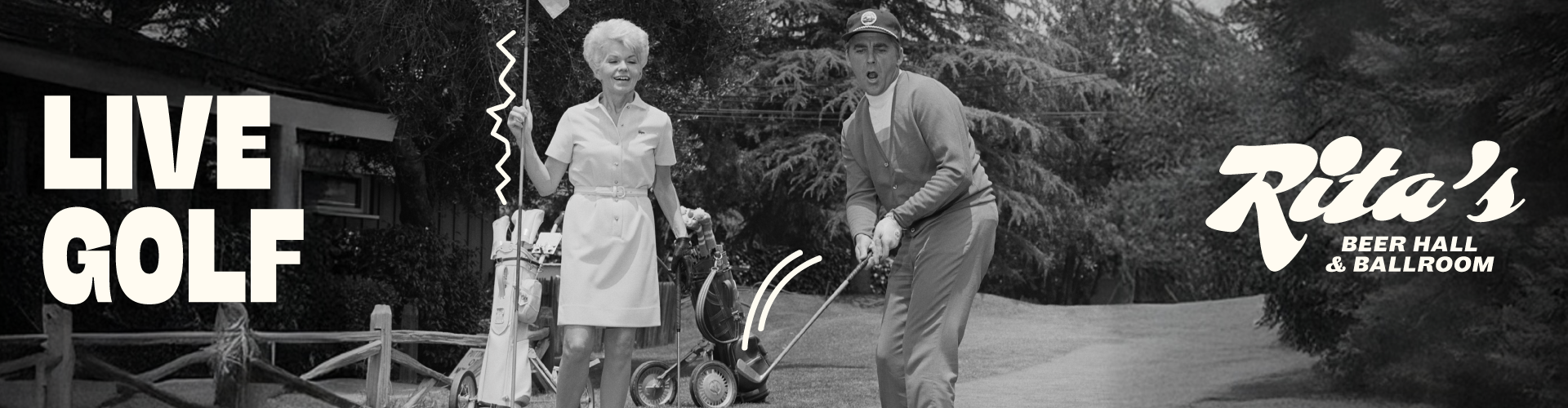 Watch golf live at Rita's Leeds