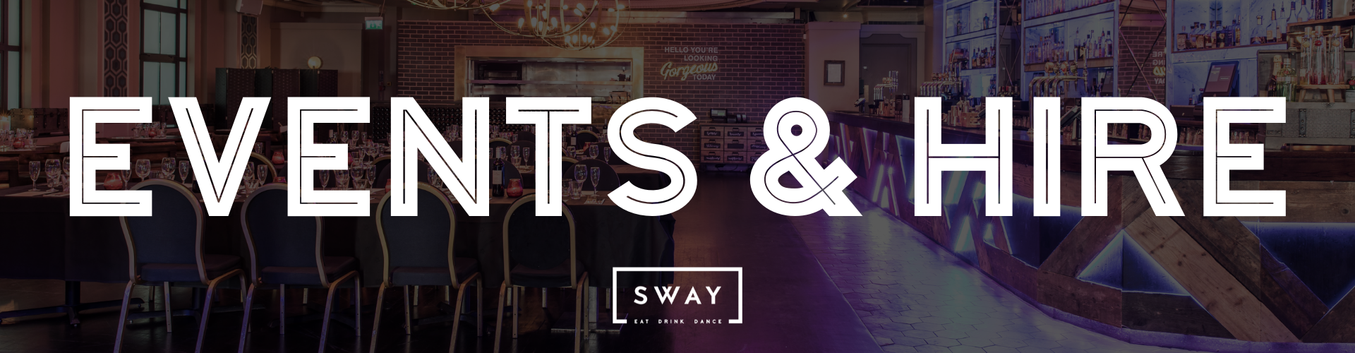 Events & Hire at Sway
