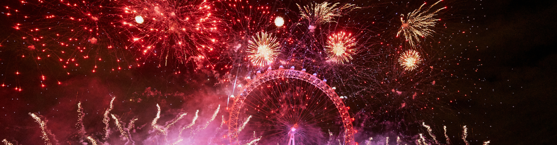 London eye fireworks