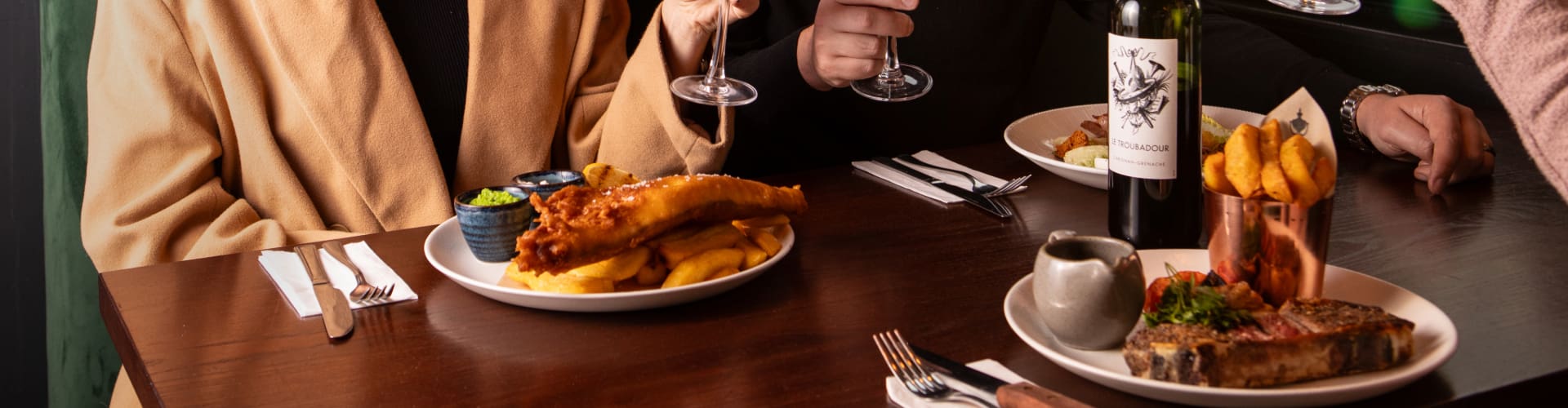 Classic pub food at Duke Of Sussex Waterloo