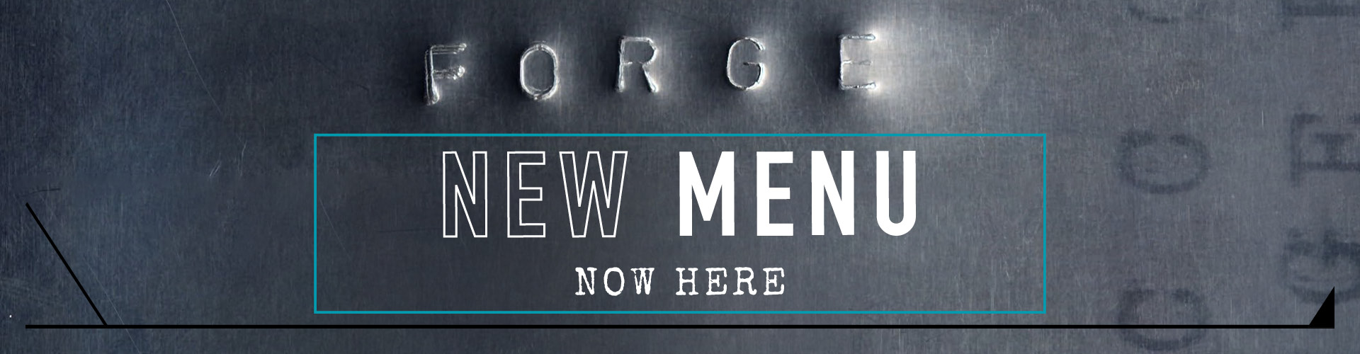 Forge - New Menu Now Here
