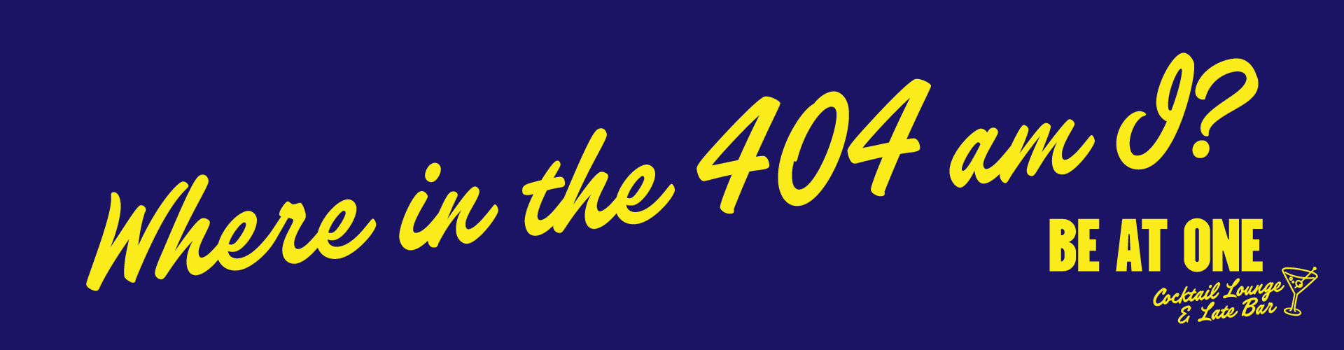 Page not found - where in the 404 am I?