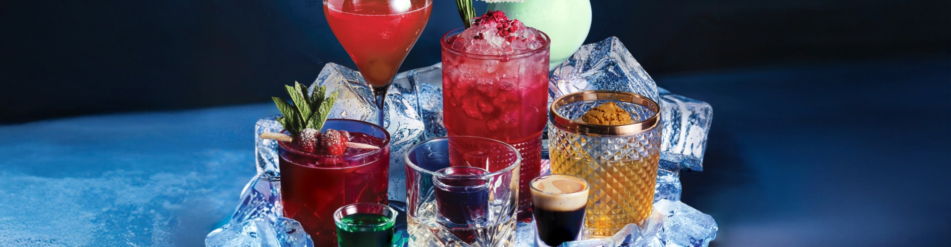 Naughty or Ice Christmas cocktails