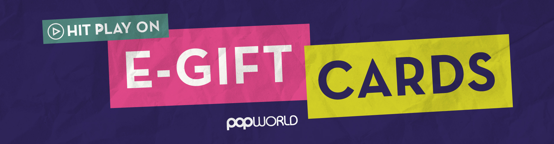 Gift cards for Popworld