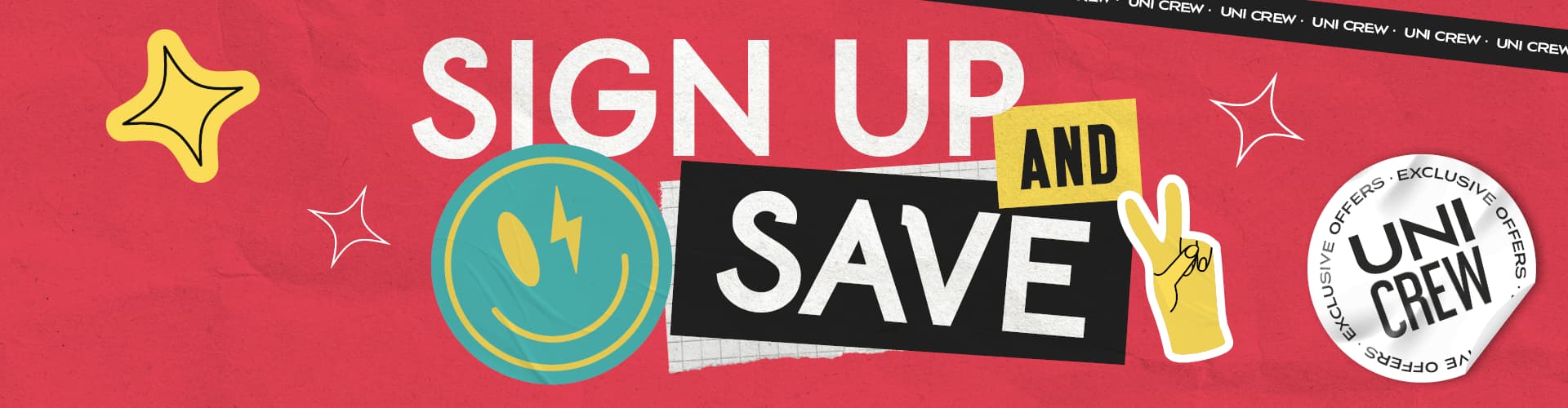Sign Up & Save with UniCrew