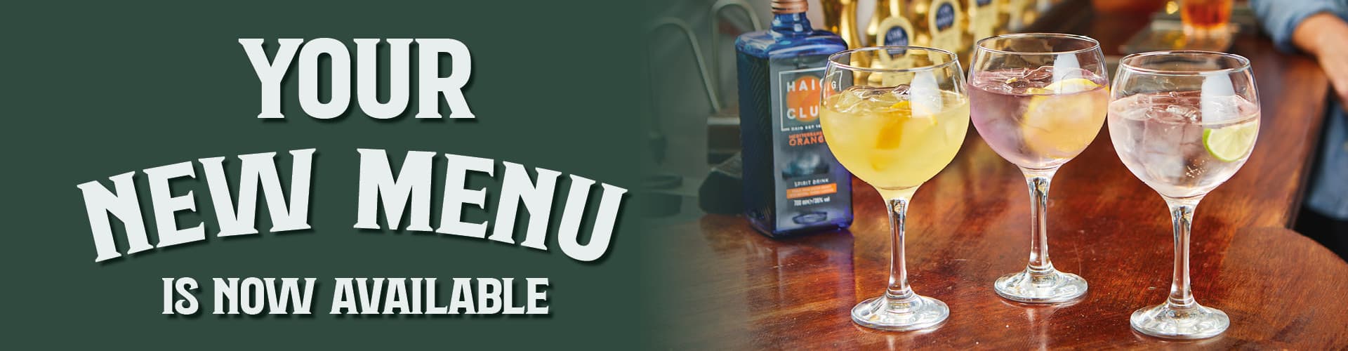 Your new drinks menu at Great Eastern Brighton pub