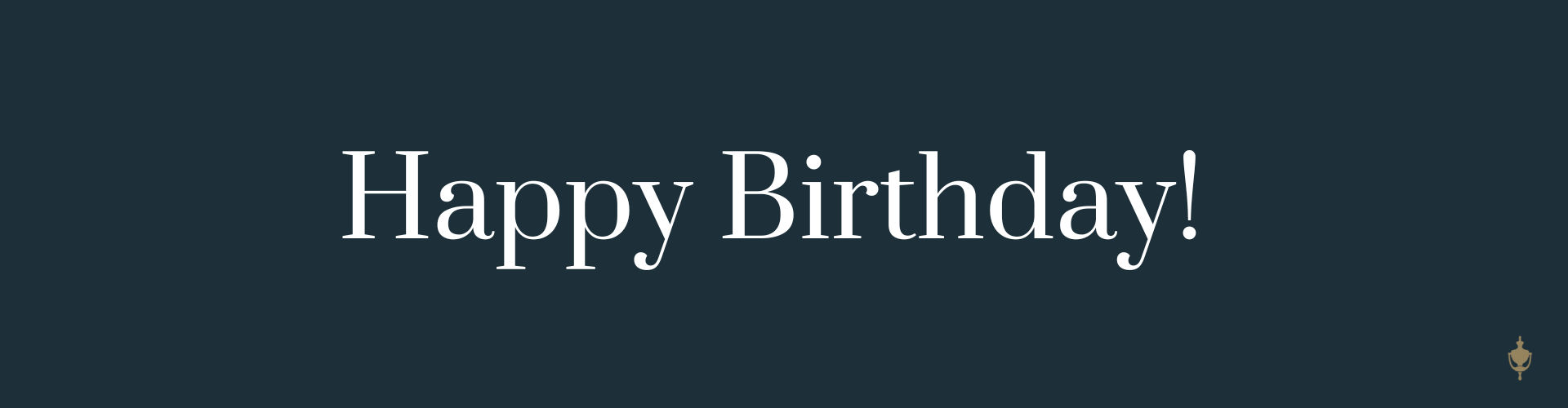 Happy Birthday!
