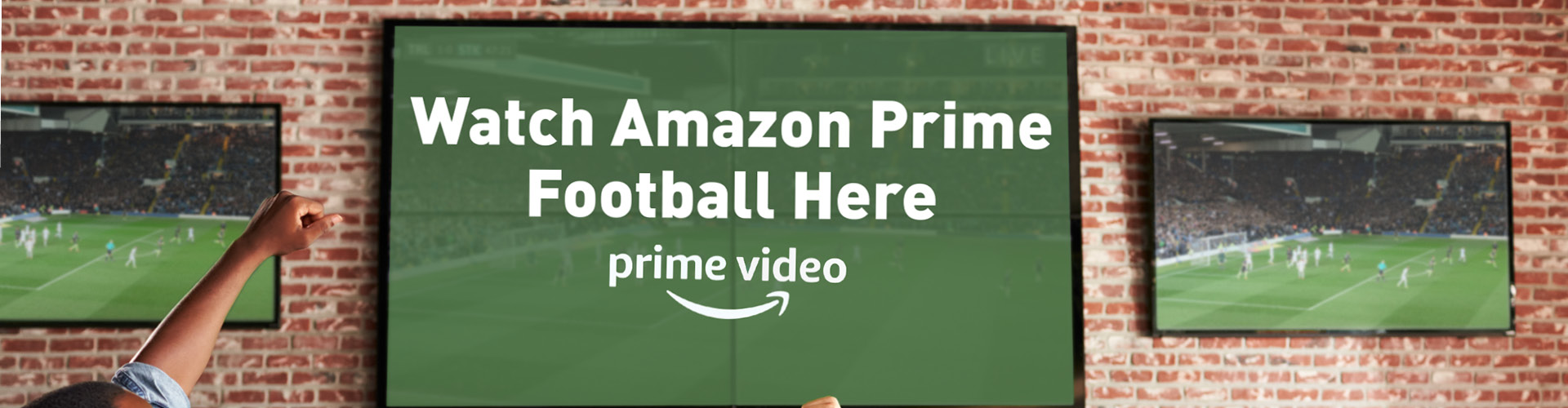 Watch Amazon Prime football at The Pembroke in Coulsdon