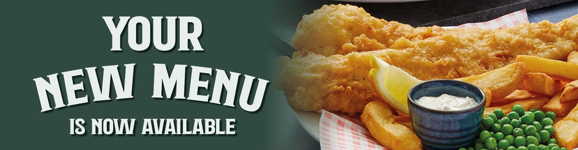 Your new menu at Admiral Rodney Southwell pub