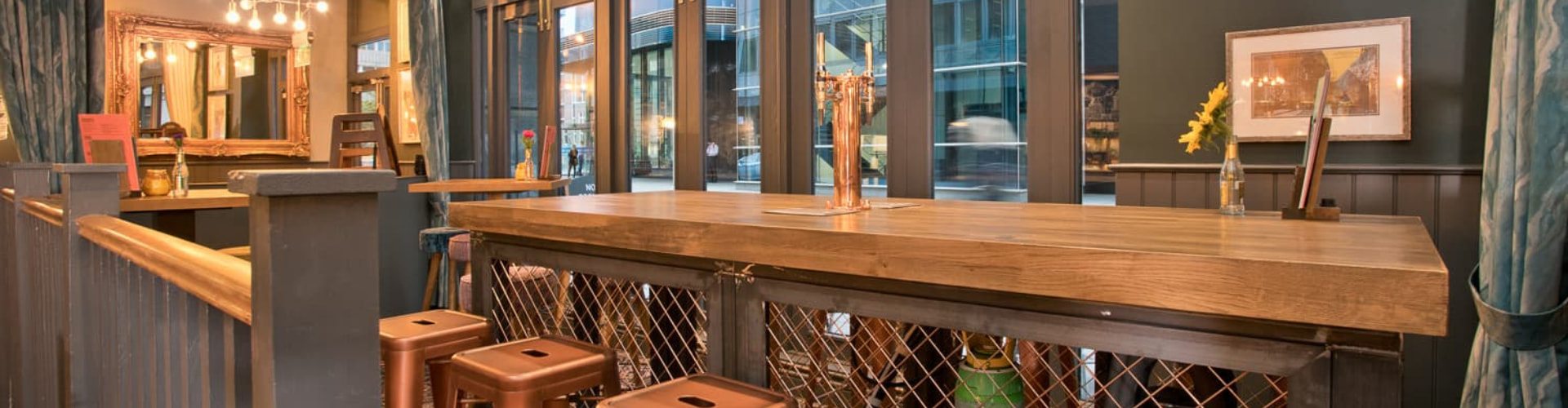 Beer Tab Tables, Available to Book at The Alice