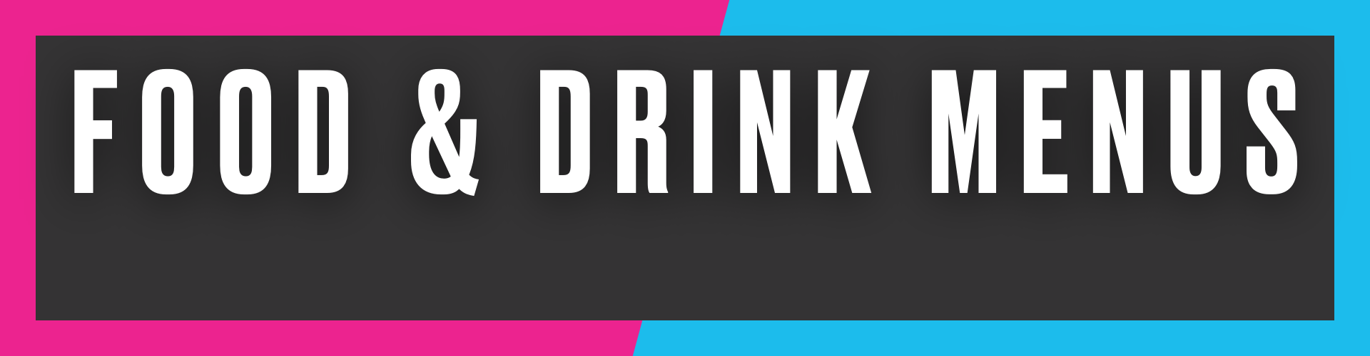 Food and drink menus at Loop London