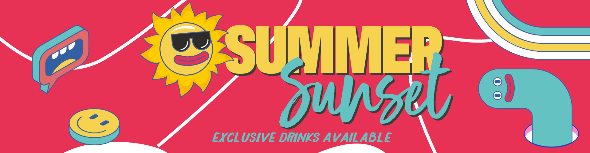 Summer Sunset - Exclusive Drinks Available