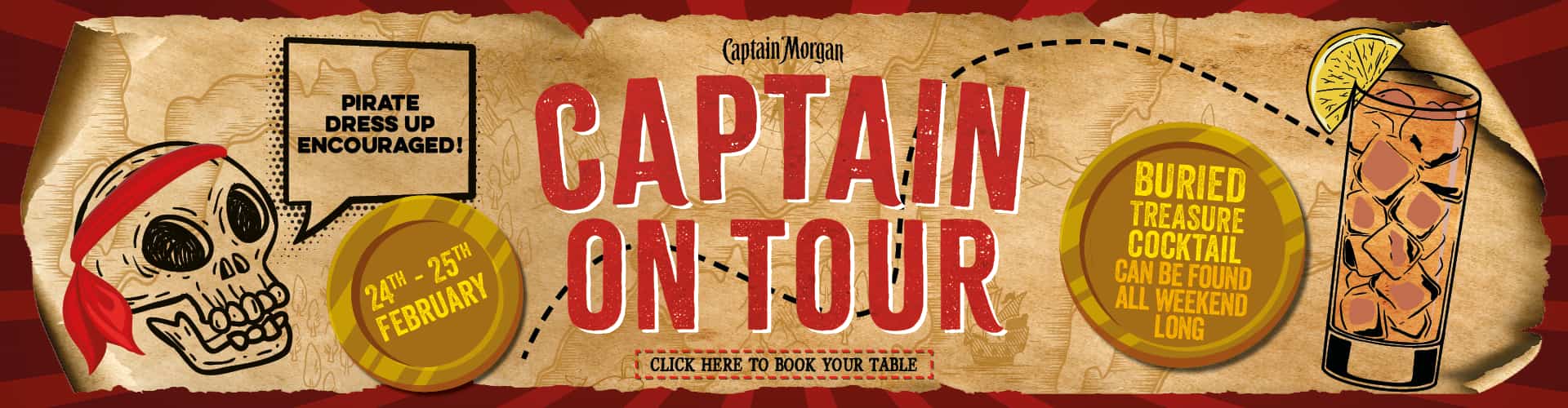 Captain on Tour on the 24th and 25th of February