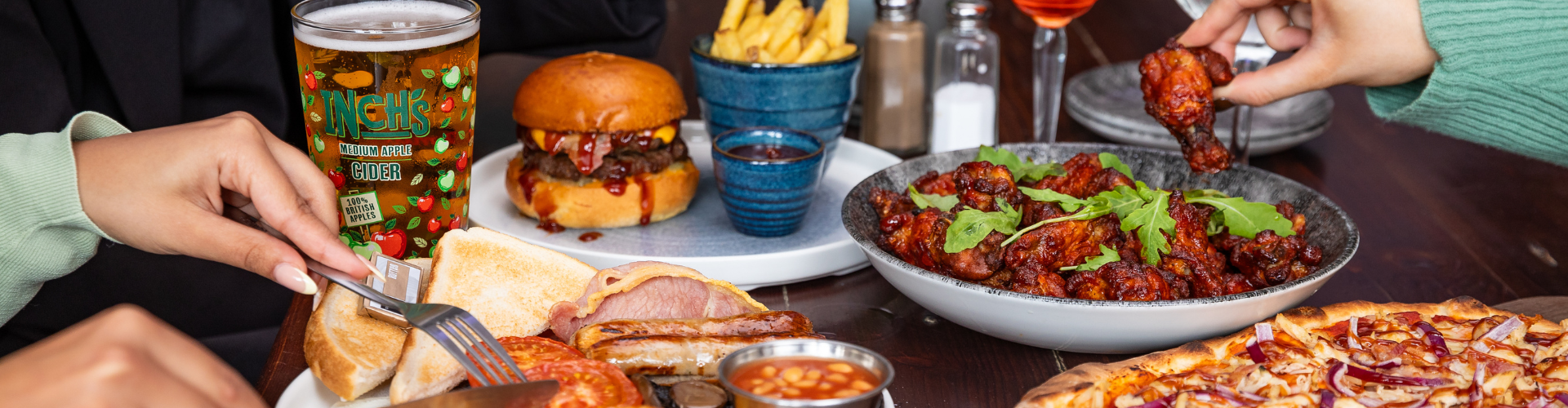 Food and Drink at Sports Bar & Grill