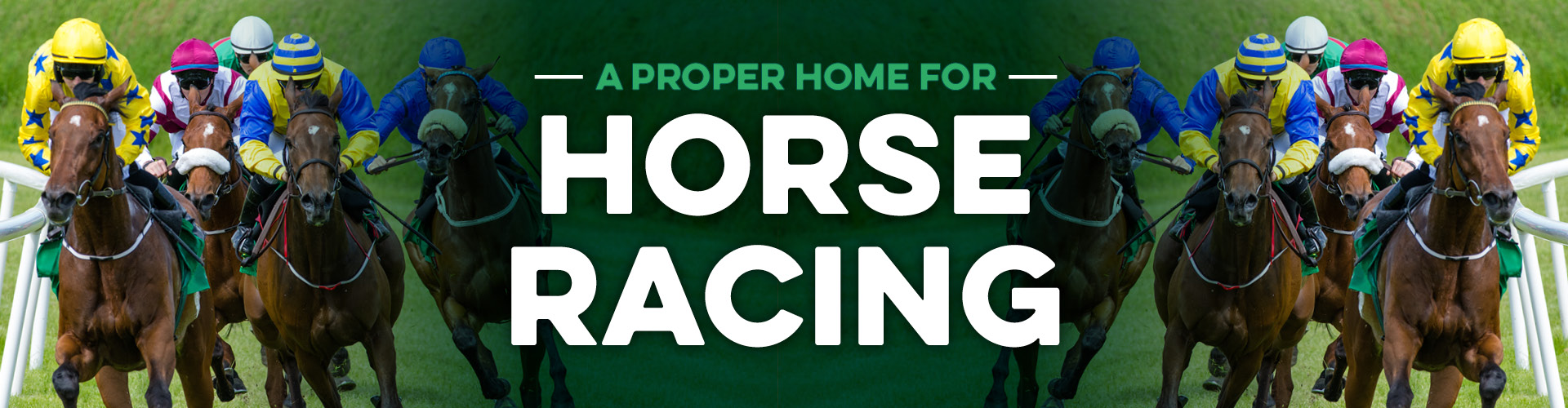 Watch horse racing live at The Queens Head pub