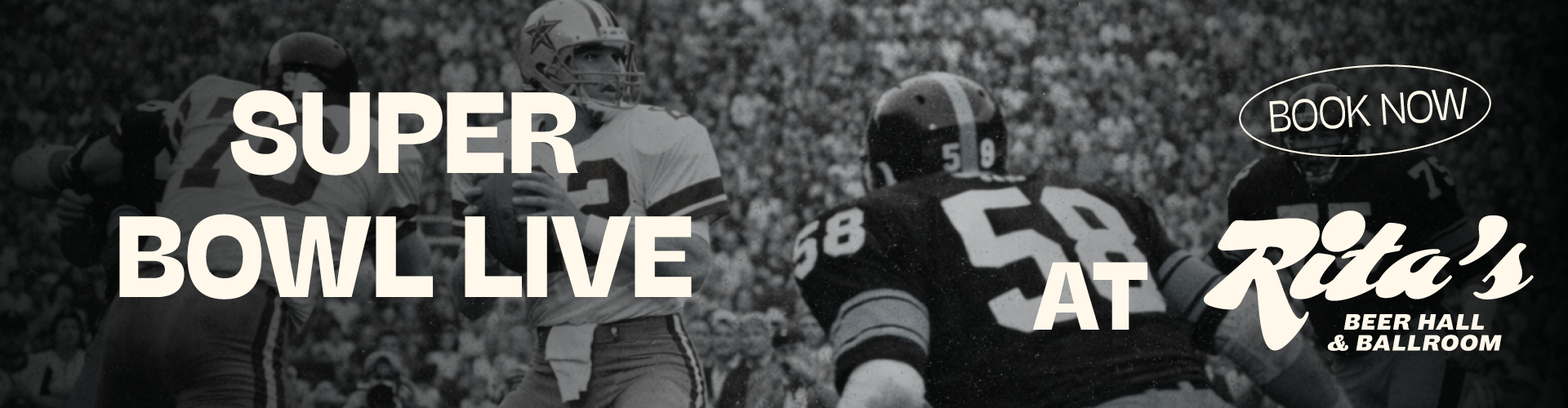 Super Bowl live at Rita's Leeds