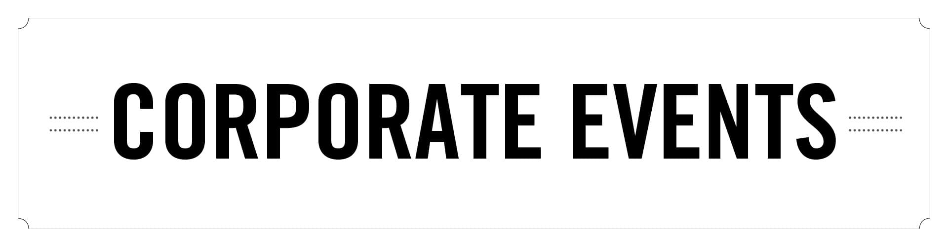 Corporate Events