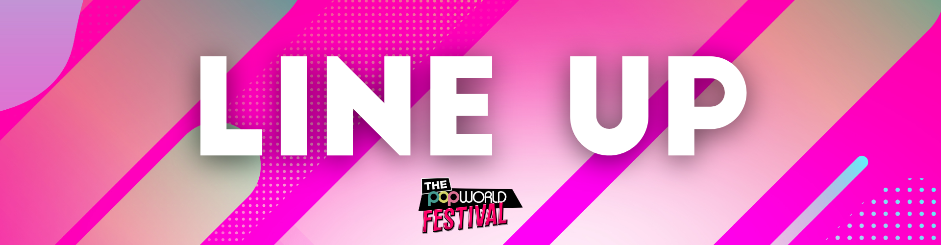Line Up for Popworld Festival 2023