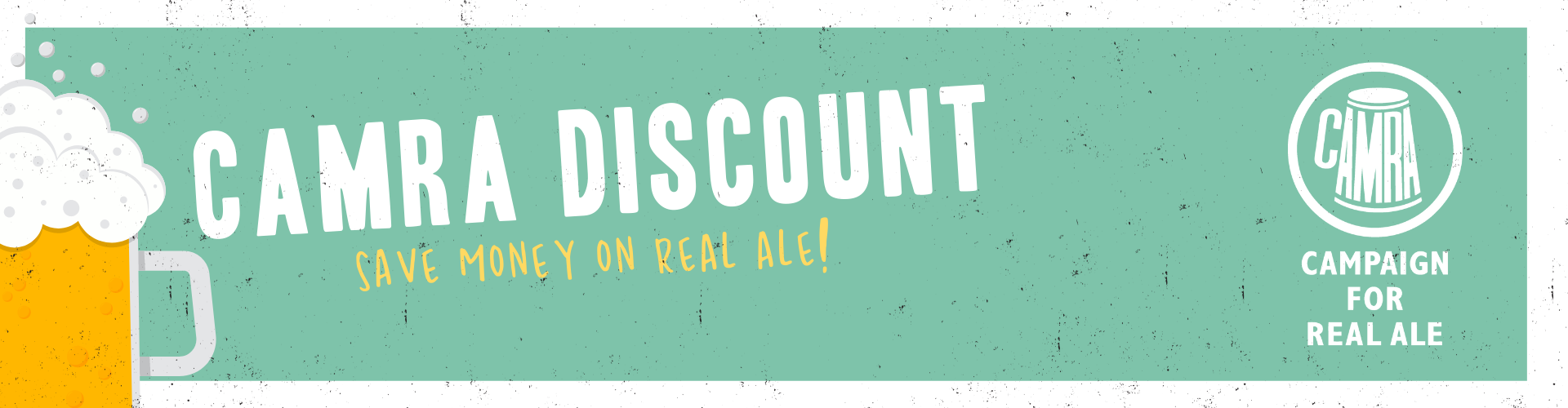 CAMRA Discount - Save Money on Real Ale. The Campaign for Real Ale