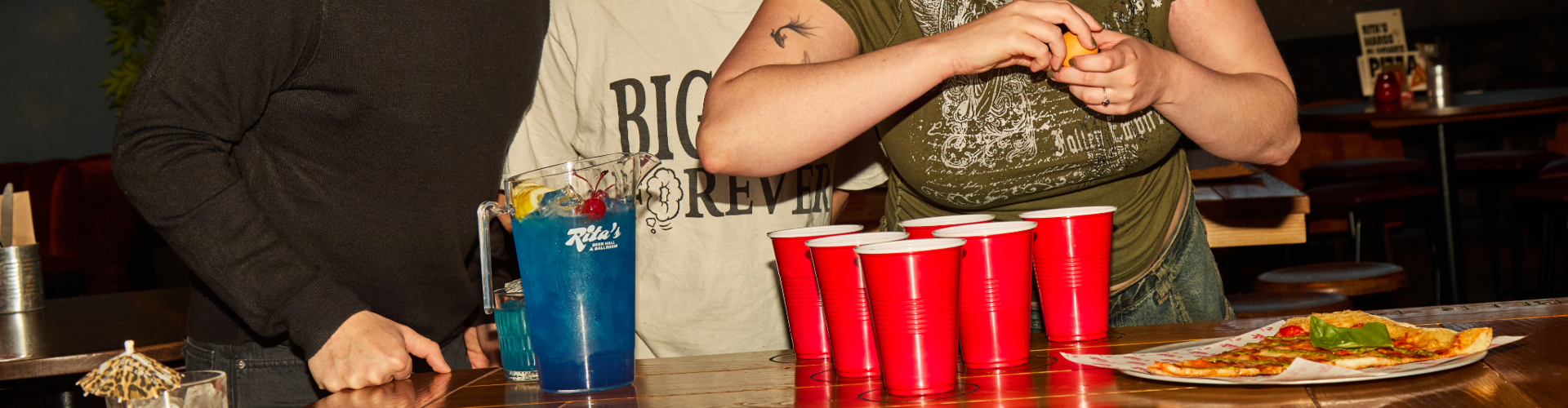 Beer Pong at Rita's Leeds