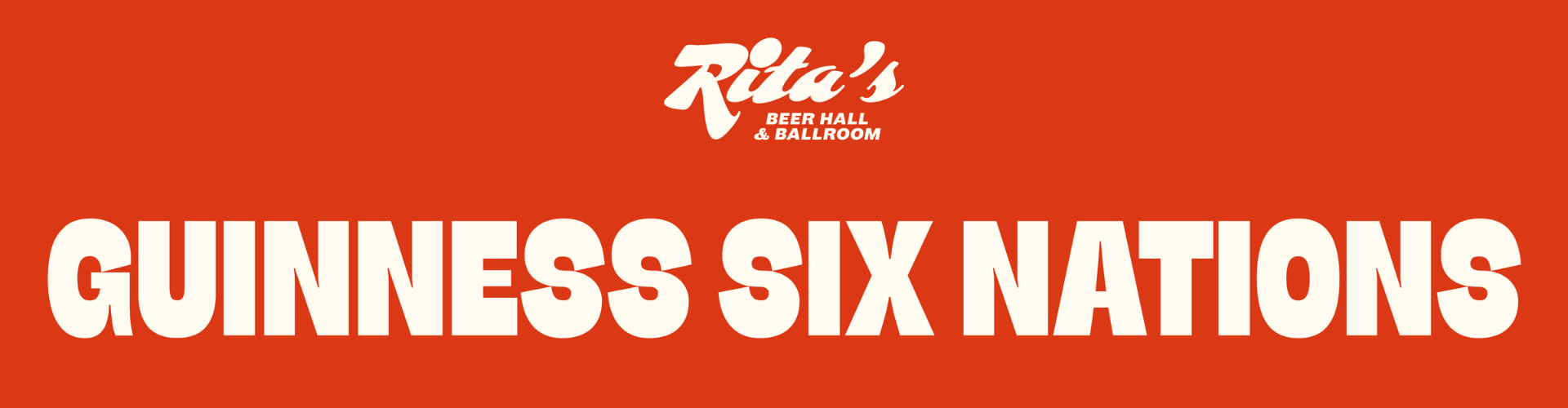 Six Nations live at Rita's Leeds