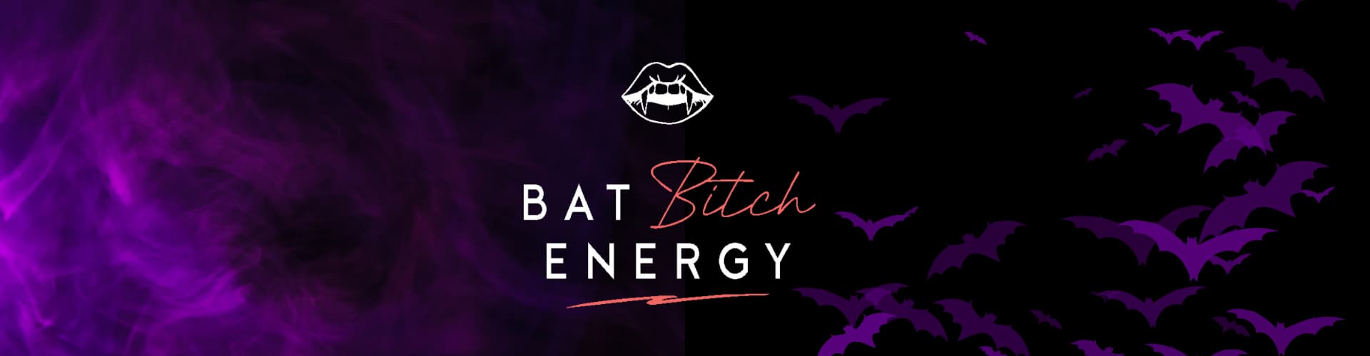 Bat Bitch Energy with fangs at Be At One New Street Birmingham