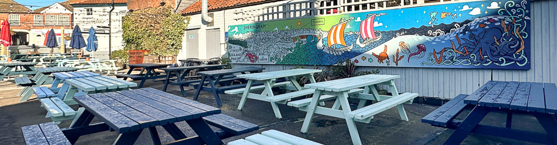 Beer garden at Lobster Sheringham