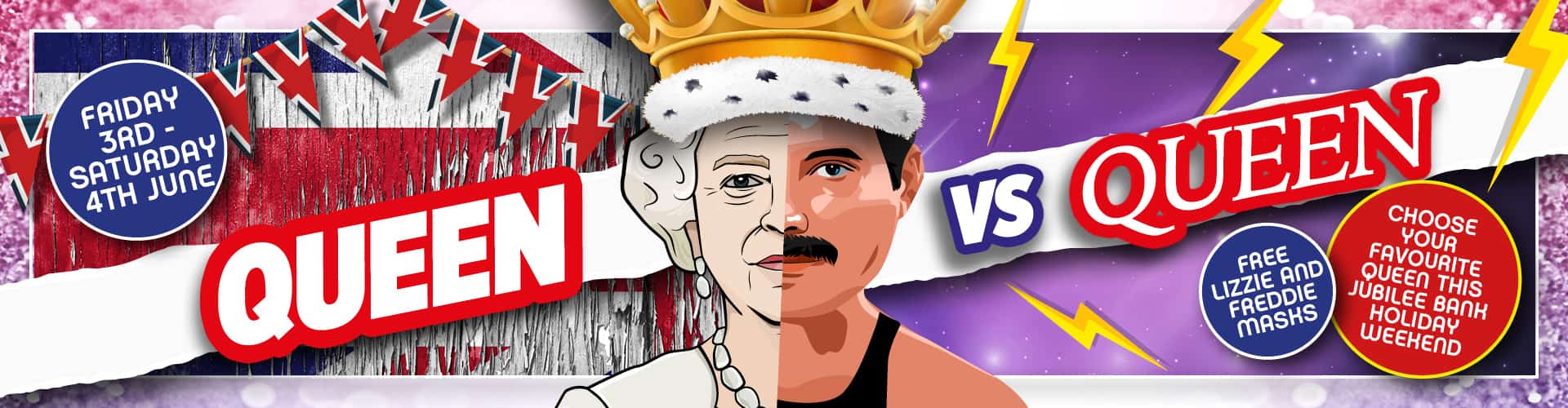 Queen vs Queen for the Jubilee Bank Holiday Weekend