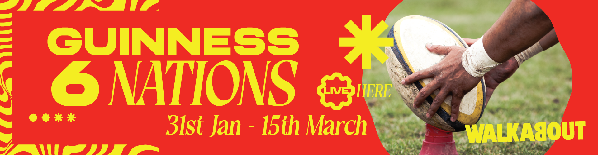 Rugby Six Nations Live at Walkabout Manchester Printworks
