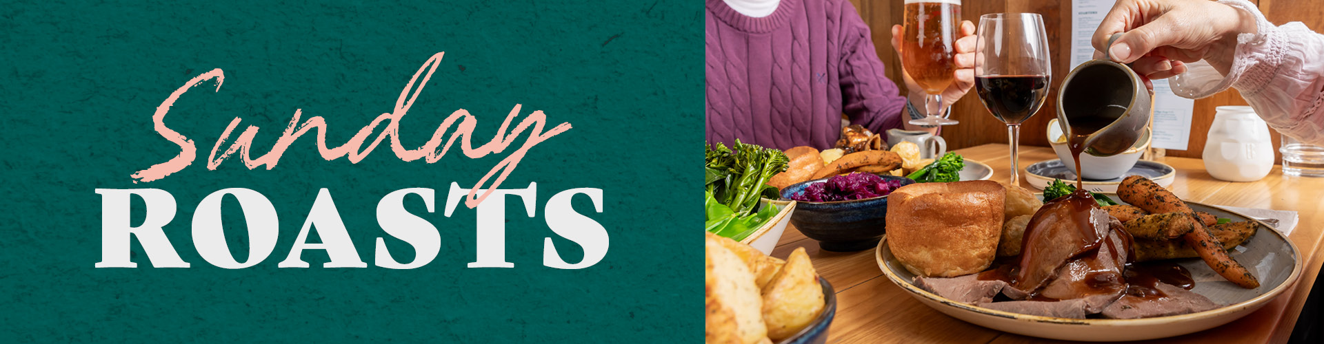 Sunday Roast at The Leopard Bishop's Tachbrook