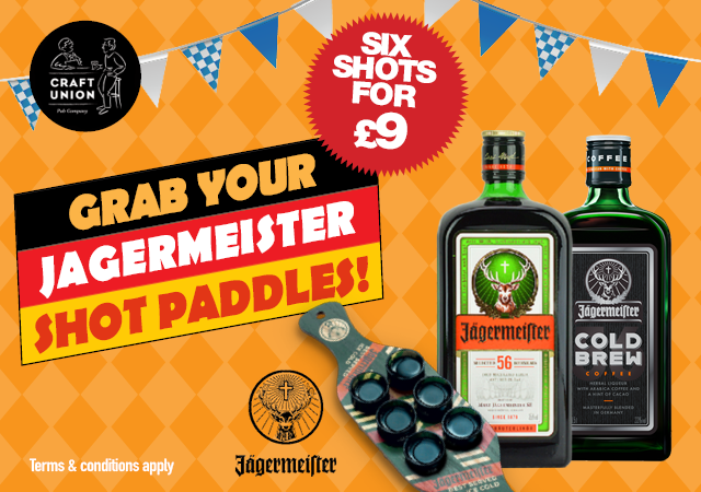 Oktoberfest 2021 Craft Union Jägermeister Deal