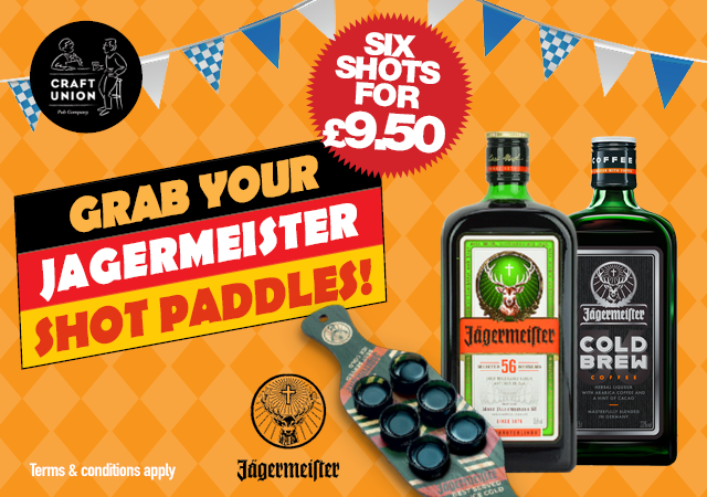 Oktoberfest 2021 Craft Union Jägermeister Deal