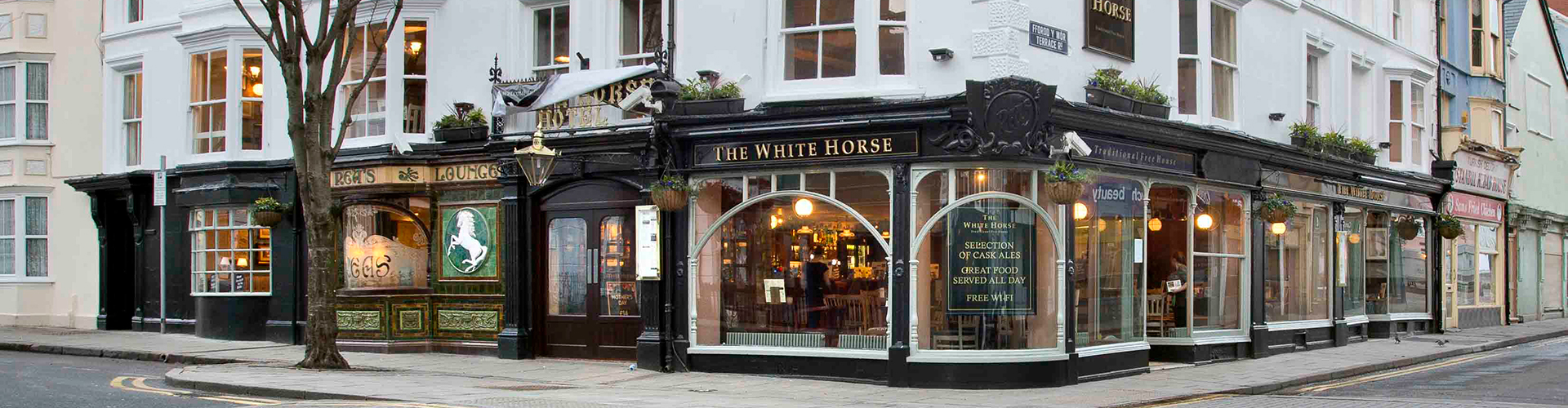 The White Horse Pubs in Aberystwyth Serving Pub Food