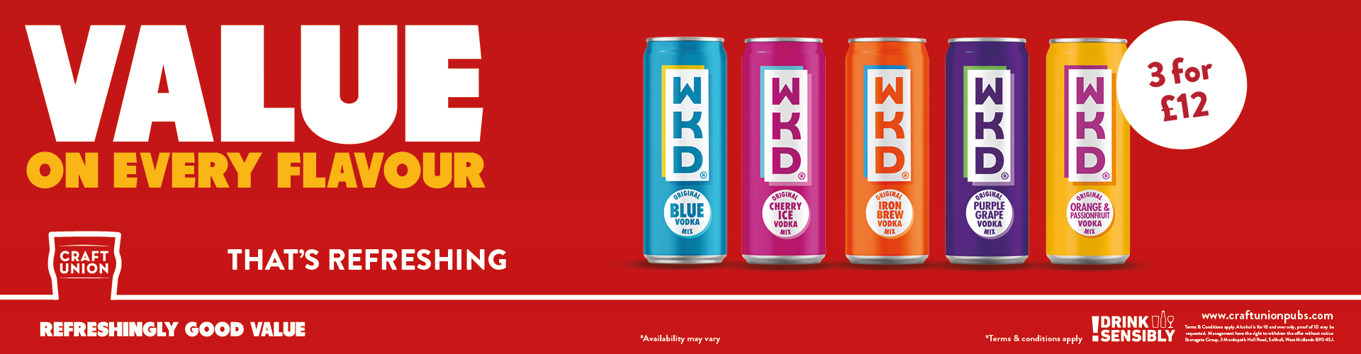Are you in the mood for a WKD (or three) at [#SiteName#]?