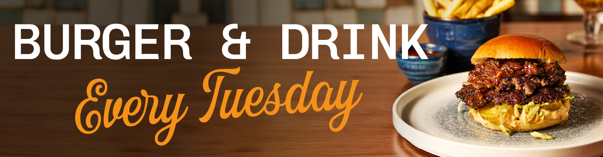 Burger and a Drink Offer