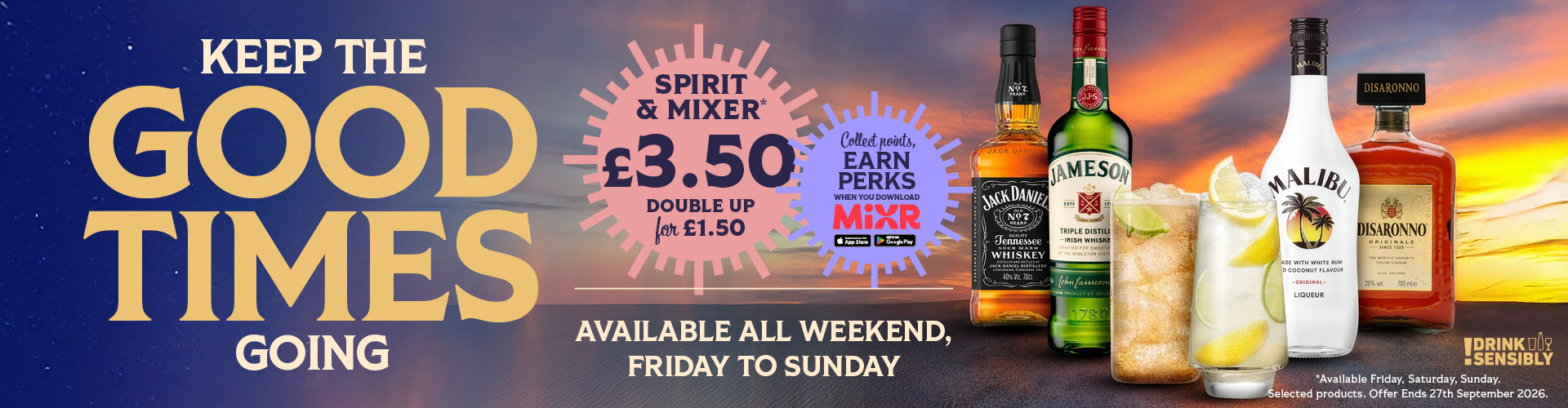 Spirit Saver Drinks Offer 